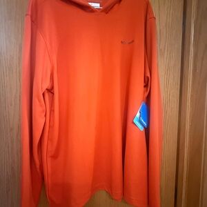 Columbia Men's Lightweight Hooded Long-Sleeve Top - Bright Orange